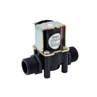 12V DC 24V Electric PP Plastic Nylon Water Dispenser Solenoid Ball Valve Mini One Way Flow Control Valves Electric Control Valve