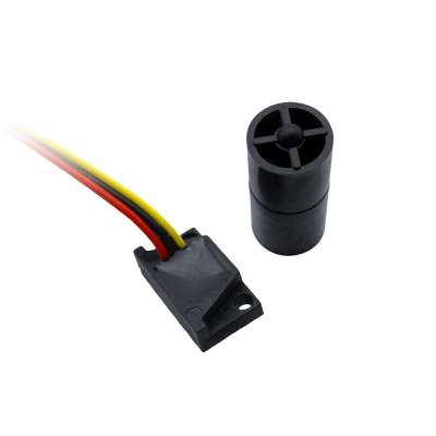 Pom Housing With Magnetic Rotor OD 12mm Water Turbine Vortex Draft Tube for Water Flowmeter Sensor Build-in Tube