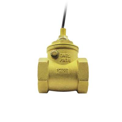 DN32 Baffle Brass Ball Valve Flow Sensor Solar Water Heater Flow Switch SEN-DB32 Electric Valve Actuator For Water