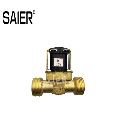 DN15 Water Solenoid Valve G 1 / 2 " Brass Material DC12V DC24V DC220V for Water Heater Control Machine SEN-SZ21WA